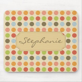 Faded Circles Mouse Mat