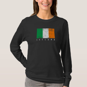 Faded Distressed Irish Flag Ireland Flag T-Shirt