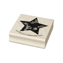 Faded Distressed Vintage Textured Star