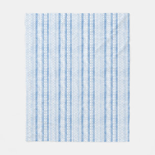 Faded Fair Isle Knitwear Watercolor Cosy Cabincore Fleece Blanket