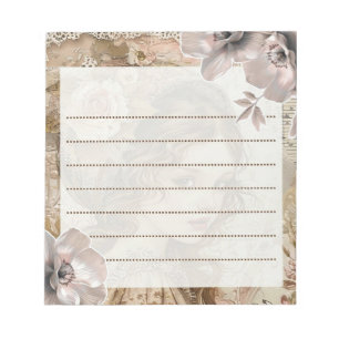 Faded Florals: Romantic Notes Collection