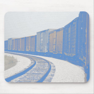 Faded Freight Train Mouse Mat