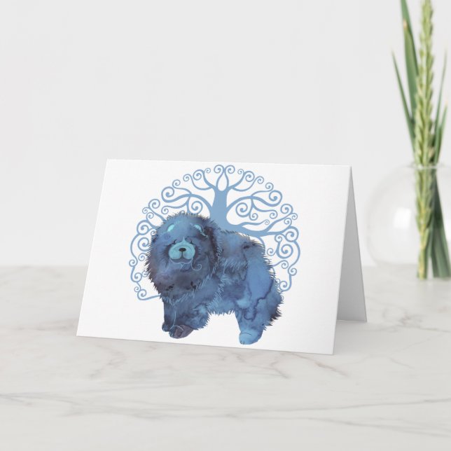 FADED GENES  Chow Tree of Life Art Cards (Front)