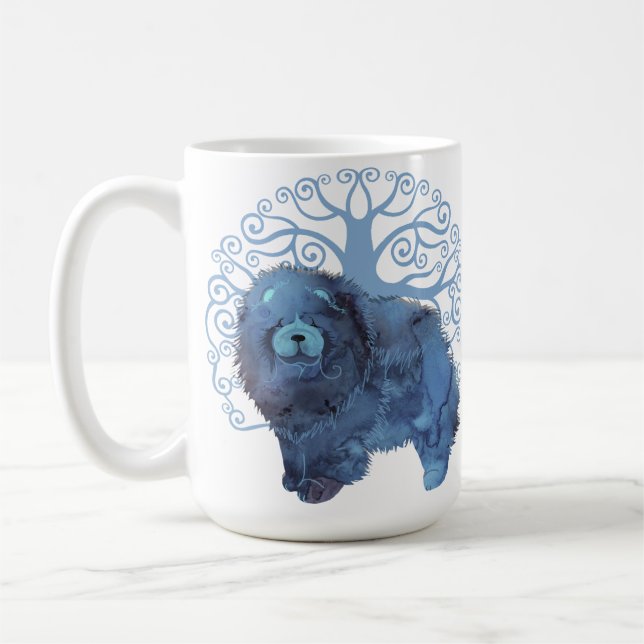 FADED GENES Chow  TREE OF LIFE both sides Coffee Mug (Left)