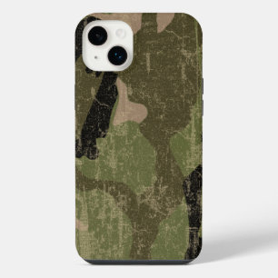 Faded Green Camo iPhone 14 Plus Case