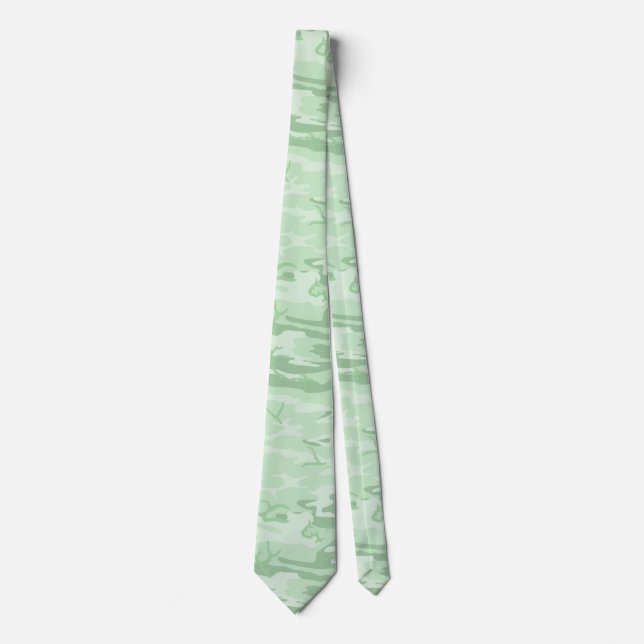 Faded Green Camo Tie (Front)