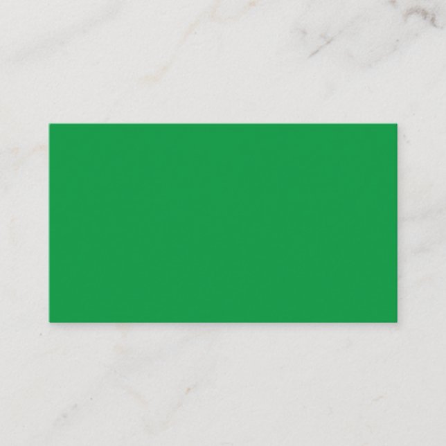 Faded Green,Fern,Forest Green Business Card (Front)