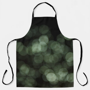 Faded green lights digital apron