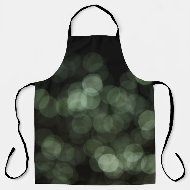 Faded green lights digital apron (Front)