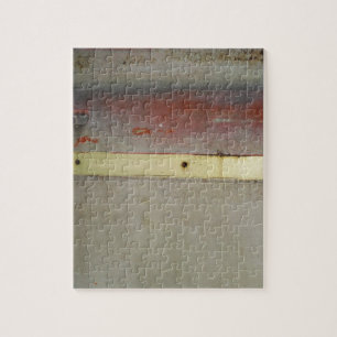 Faded Green, Red, Blue & Yellow rusted Jigsaw Puzzle