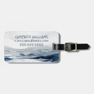 Faded Horizon II Luggage Tag