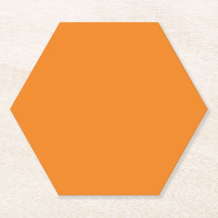 Faded Orange,Indian Yellow,Pale Copper, Paper Coaster