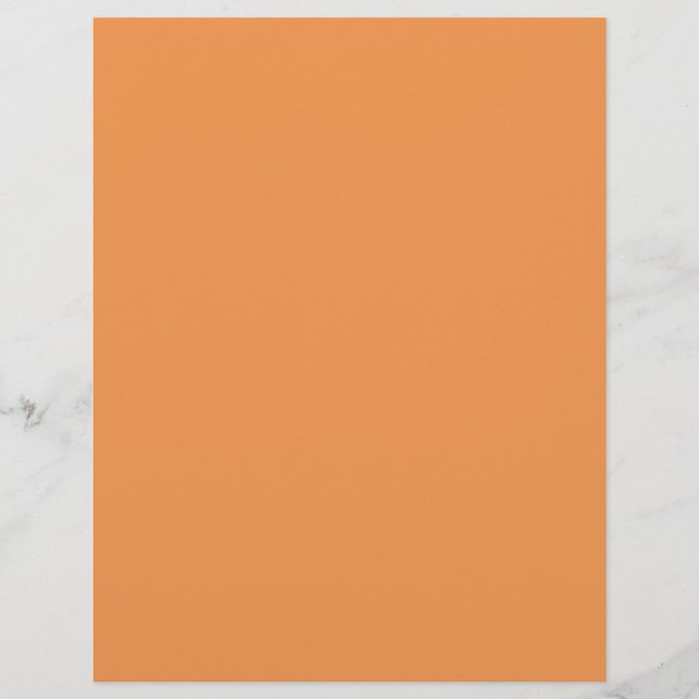  Faded orange (solid colour)  Custom Letterhead (Front)
