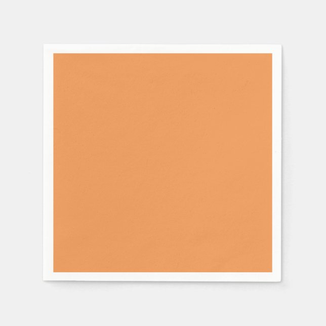  Faded orange (solid colour)  Napkin (Front)
