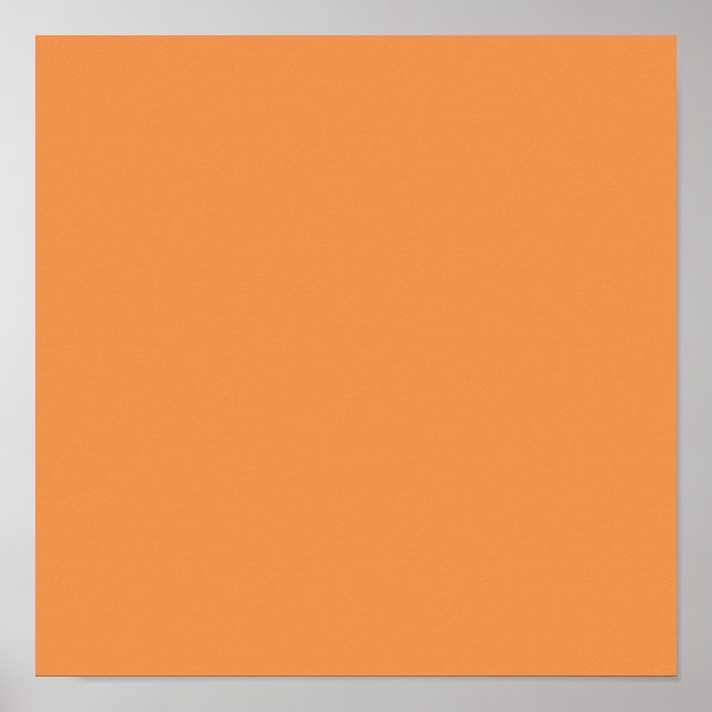 Faded orange (solid colour)  Poster (Front)