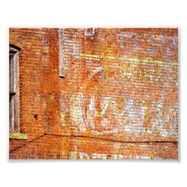 Faded Paint, Fort Madison, Iowa Photo Print (Front)