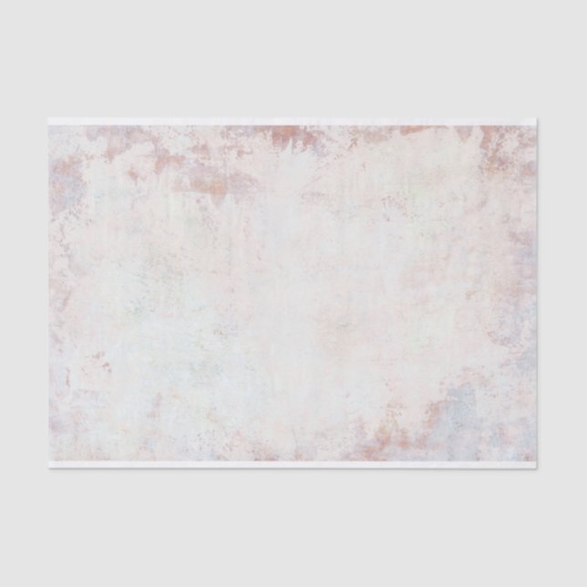 Faded Pastel Grunge Texture Tissue Paper (Front)
