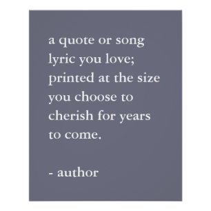 Faded Plum Custom Quote Print 