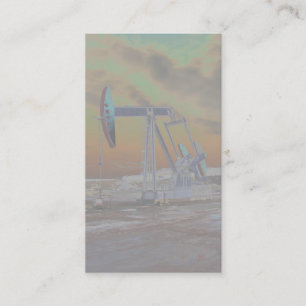 Faded Pumpjack Business Card