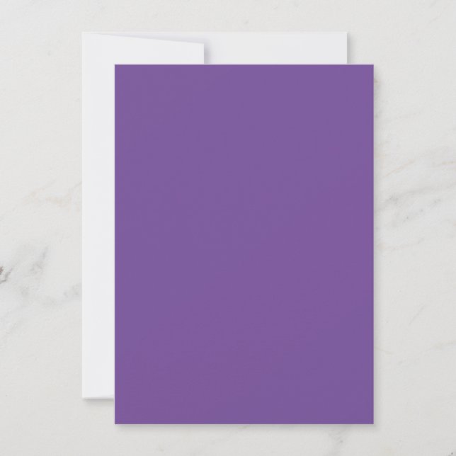 Faded Purple,Greyish Purple,Lavender Purple, Invitation (Front)