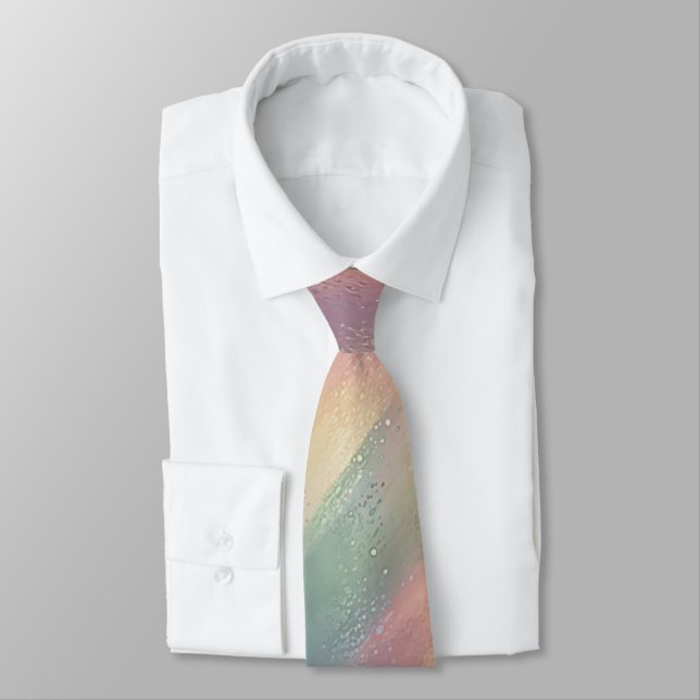 Faded Rainbow Necktie (Tied)