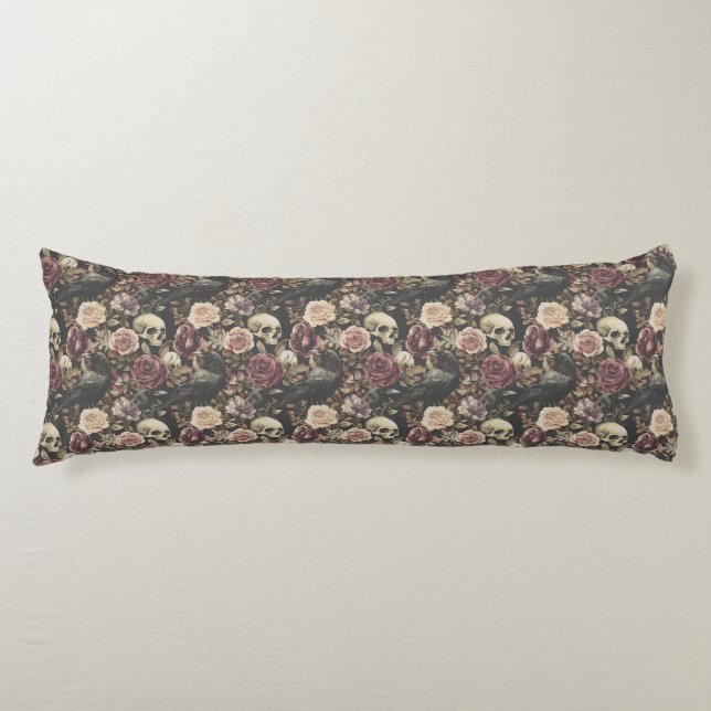 Faded Raven Garden Body Cushion (Front)