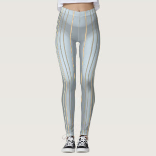 FADED SHAPER with stipes Leggings