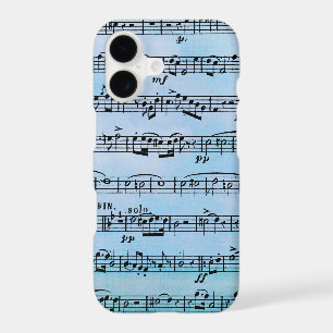 Faded Sheet Music Background