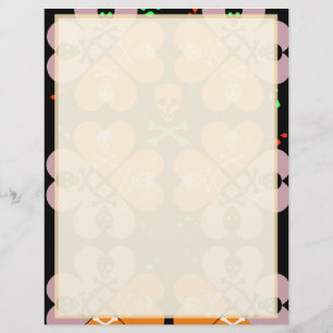 Faded Skulls Stationery