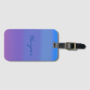 Faded Soft Hazy Pretty Colourful Girls Luggage Tag