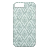 Faded vintage damask pattern