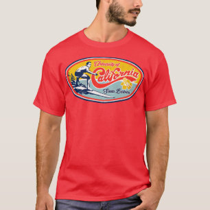 Faded Vintage Retro Surf Style UCSB design graphic T-Shirt