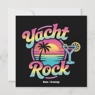 Faded Yacht Rock Boat Party – Smooth Sounds & Coas Invitation