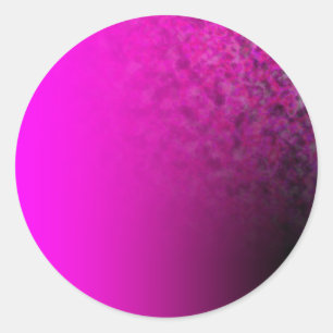 Fades: Magenta and Cloud Classic Round Sticker