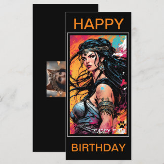 Fadey Barbarian Comic 01 Birthday Card
