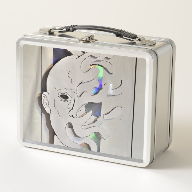 fading away metal lunch box (Front)