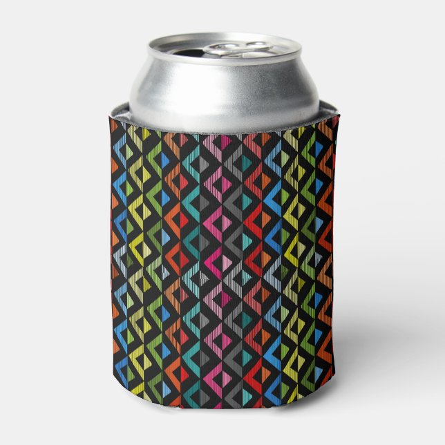 Fading Half-Diamonds  Can Cooler (Can Front)