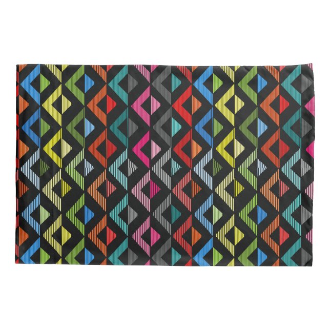 Fading Half-Diamonds  Pillowcase (Back)