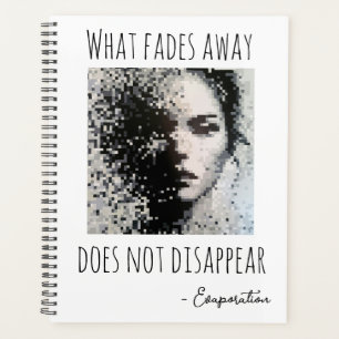 Fading monochrome face planner