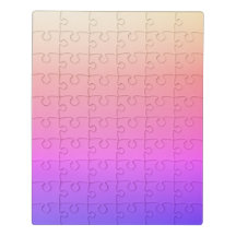 Fading Peach Pink & Purple Colourful Ombre