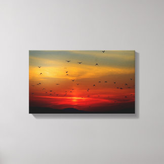 Fading Sunset Canvas Print