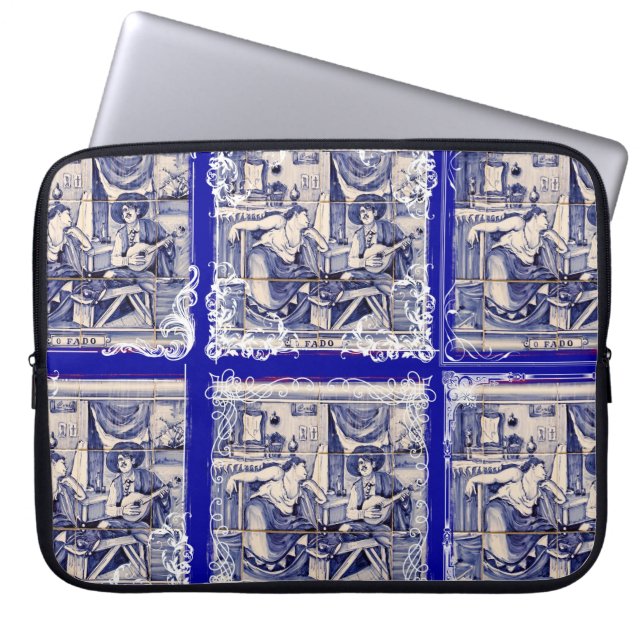 Fado, Portugal Laptop Sleeve (Front)
