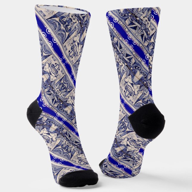 Fado, Portugal Socks (Angled)