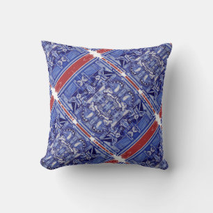 Fado Portuguese folk art Cushion