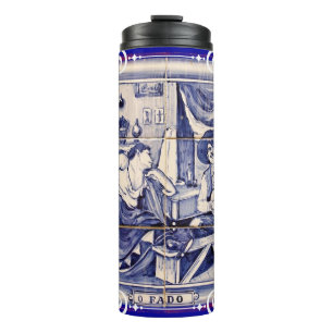 Fado, Portuguese folk art Thermal Tumbler