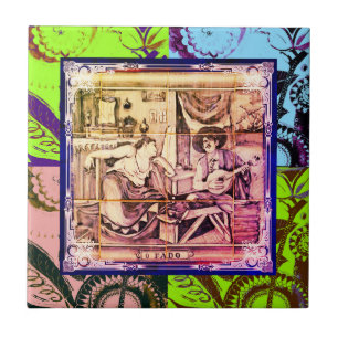 Fado, Portuguese folk art Tile