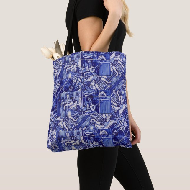 fADO pORTUGUESE FOLK ART Tote Bag (Close Up)