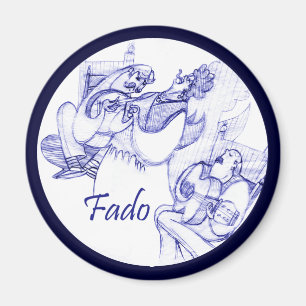 Fado singer magnet