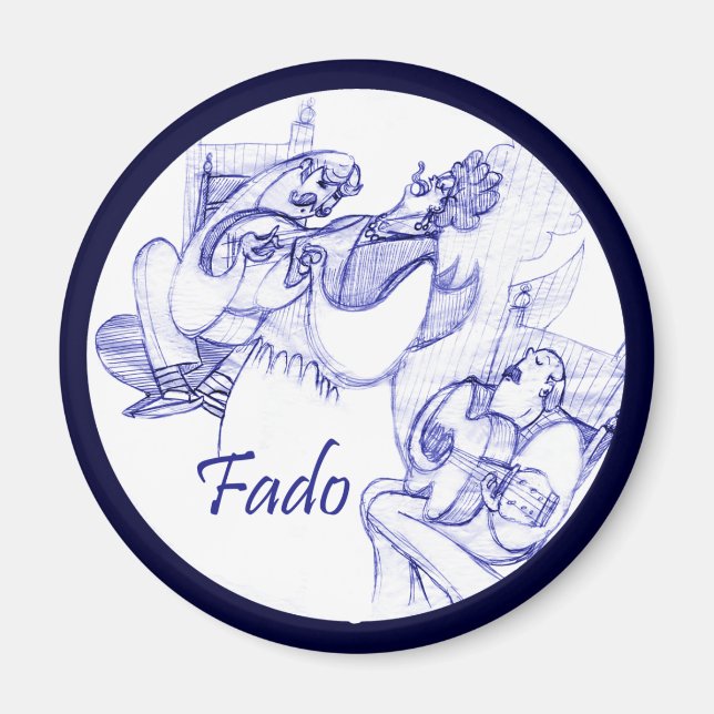 Fado singer magnet (Front)