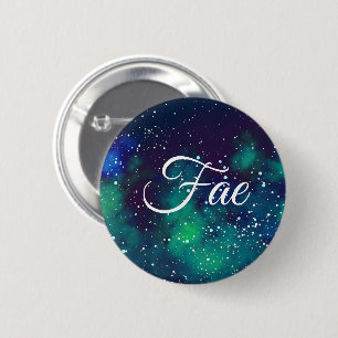 Fae Customisable Galaxy Identity 6 Cm Round Badge
